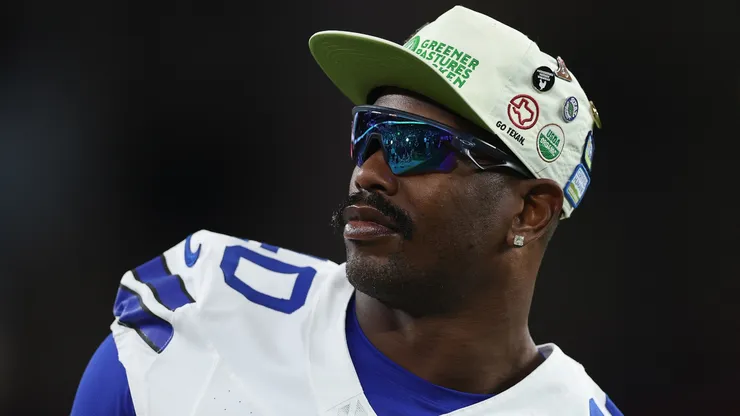 Von Miller #40 of the Dallas Cowboys looks on during the preseason.