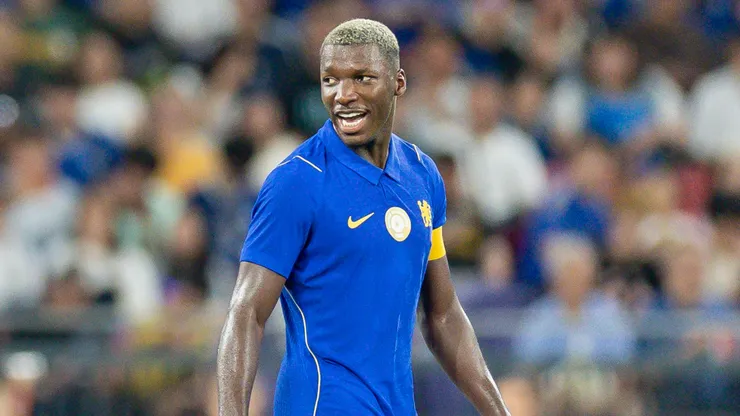 Moises Caicedo of Chelsea FC reacts during the preseason friendly between Chelsea and Juventus.