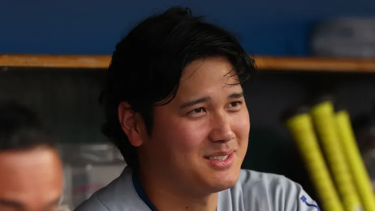 Shohei Ohtani #17 of the Los Angeles Dodgers.