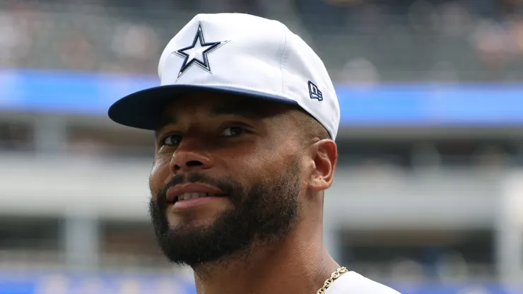 Dak Prescott quarterback of the Dallas Cowboys
