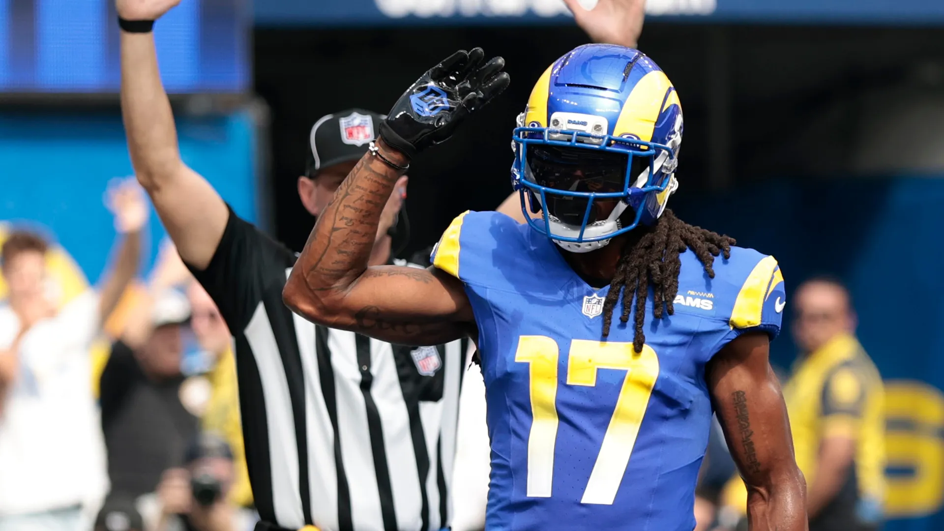 Davante Adams of Los Angeles Rams.