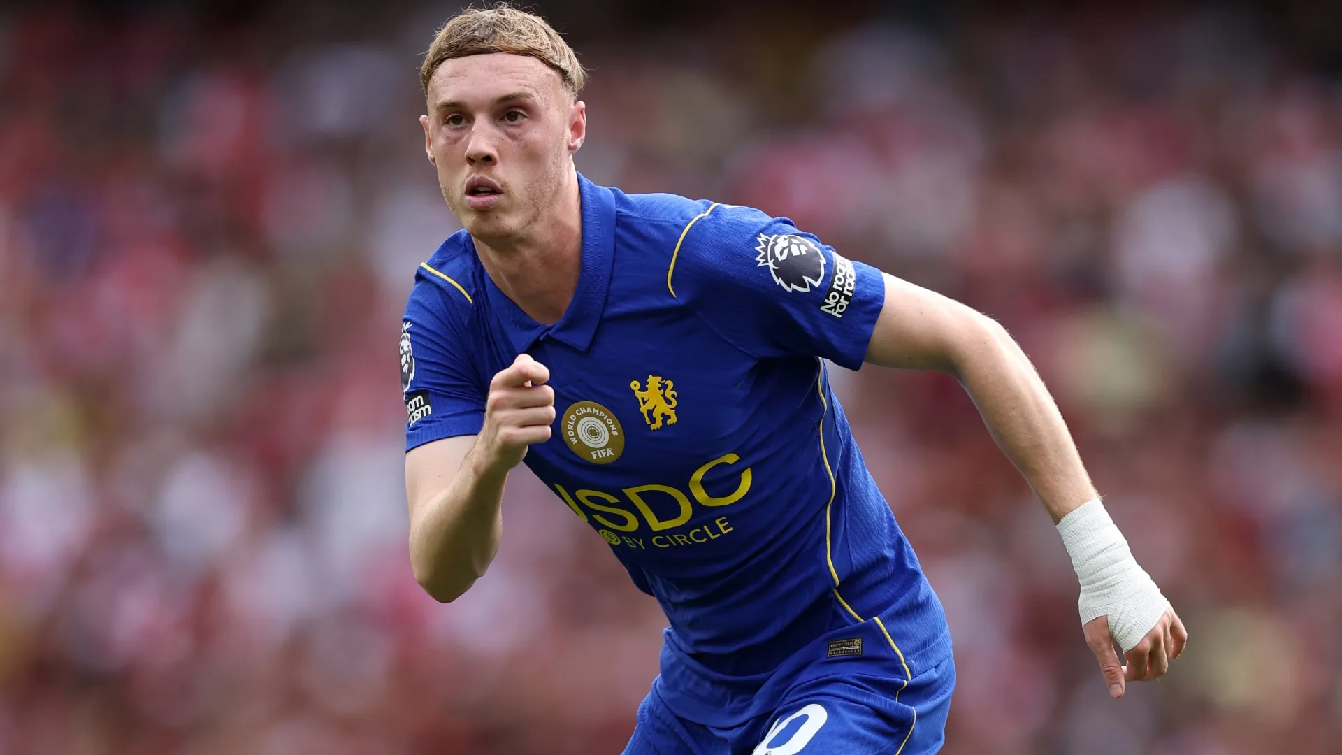 Cole Palmer of Chelsea during the Premier League 2026/27 match (Source: Justin Setterfield/Getty Images)