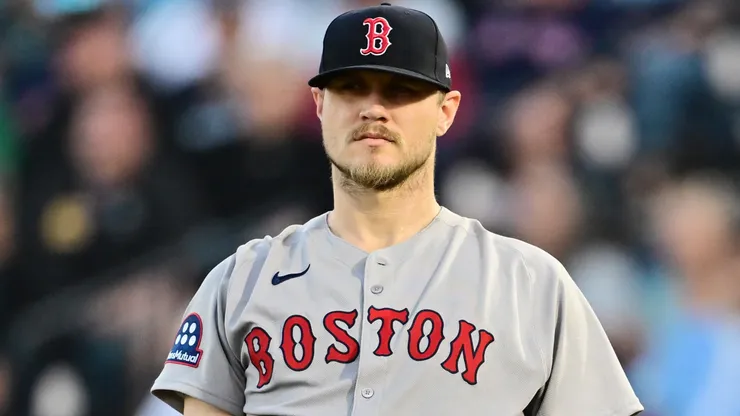 Tanner Houck #89 of the Boston Red Sox reacts in the second inning against the Tampa Bay Rays.