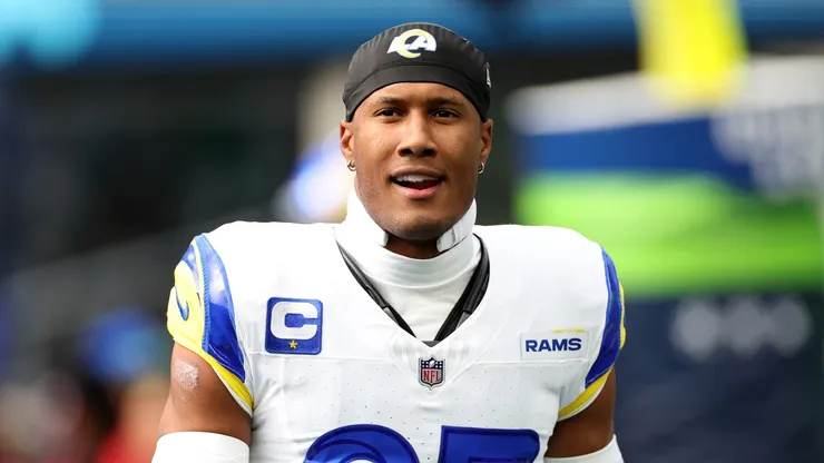 Quentin Lake #37 of the Los Angeles Rams