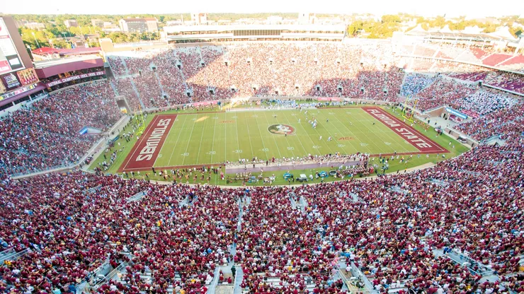 General view of Doak Campbell Stadium in Tallahassee, Florida.