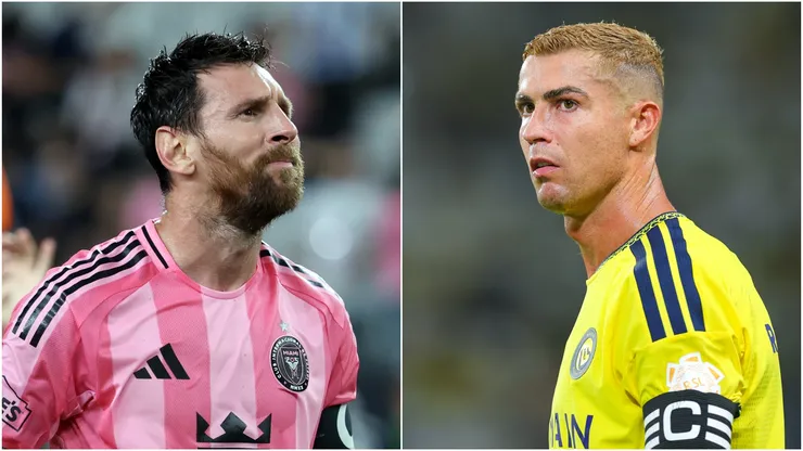 Lionel Messi of Inter Miami and Cristiano Ronaldo of Al Nassr.