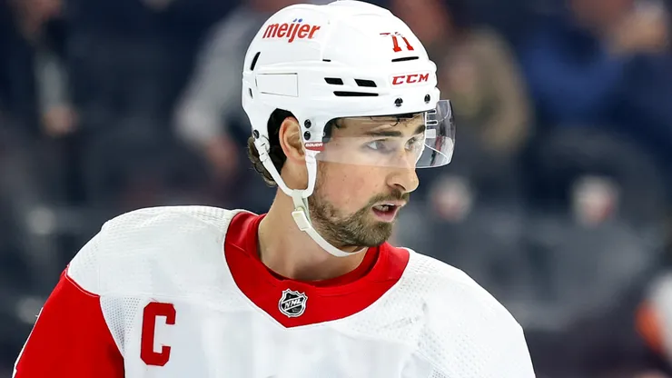 Dylan Larkin #71 of the Detroit Red Wings.