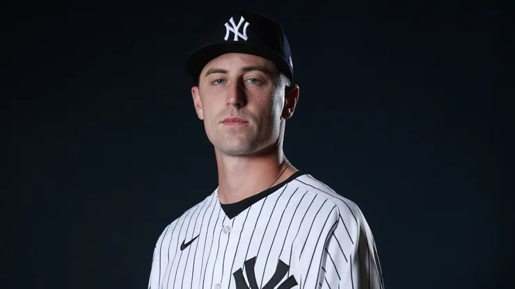 Travis MacGregor #91 of the New York Yankees poses for a photo.
