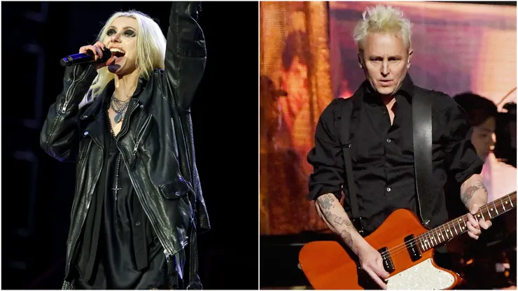 Taylor Momsen of The Pretty Reckless and Mike McCready of Pearl Jam