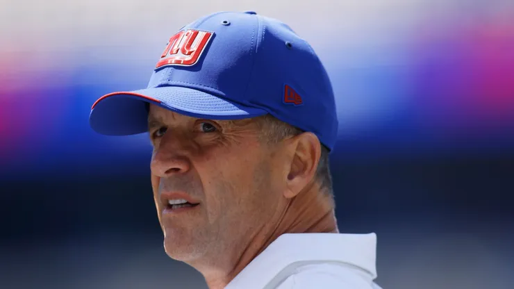 John Harbaugh head coach of the New York Giants