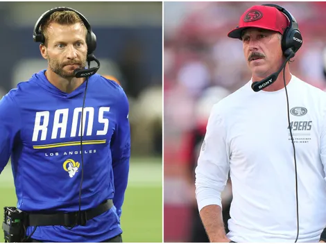 In which city and stadium are Rams vs 49ers playing today?