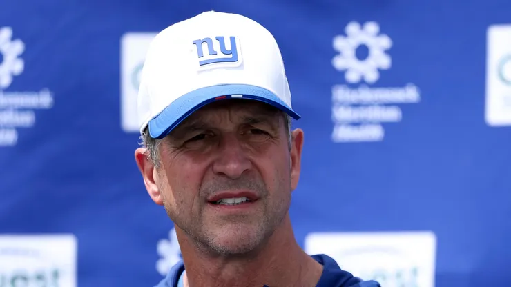 John Harbaugh head coach of the Giants