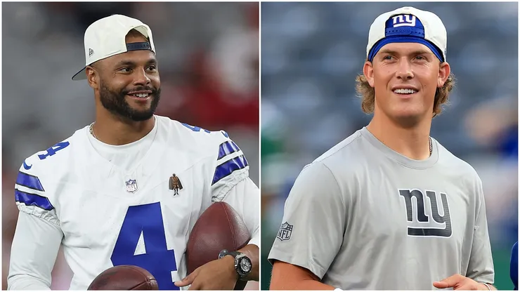 Dak Prescott and Jaxson Dart