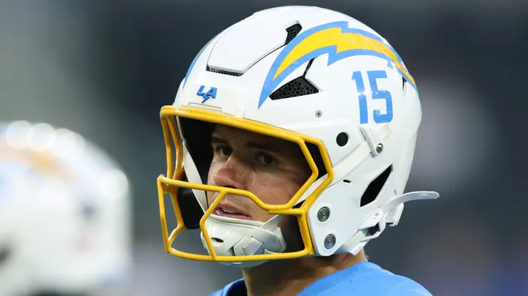 Ladd McConkey #15 of the Los Angeles Chargers.
