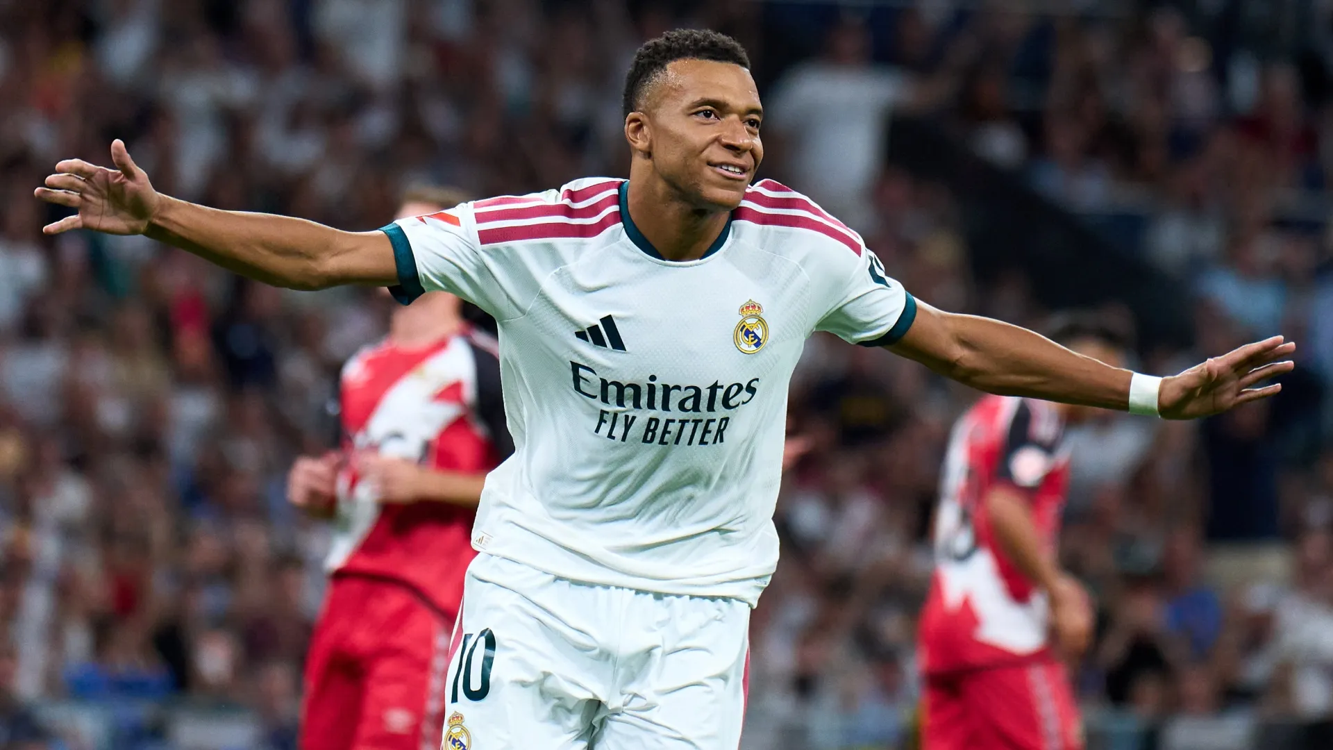 Kylian Mbappe of Real Madrid during the LaLiga EA Sports 2026/27 match (Source: Angel Martinez/Getty Images)