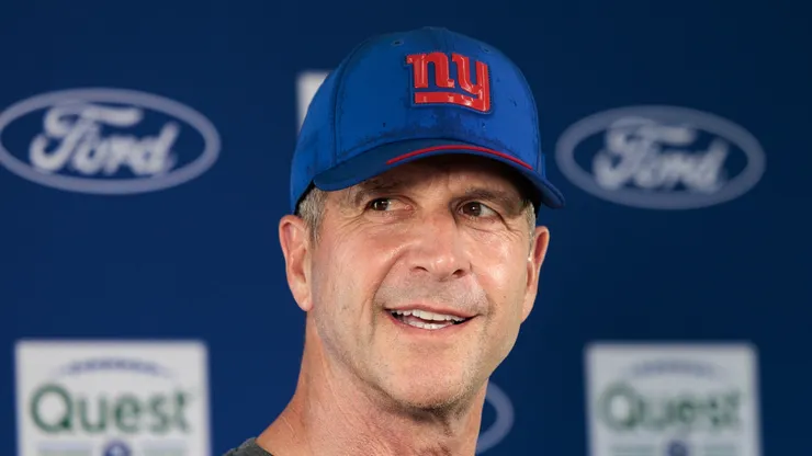John Harbaugh of the New York Giants.