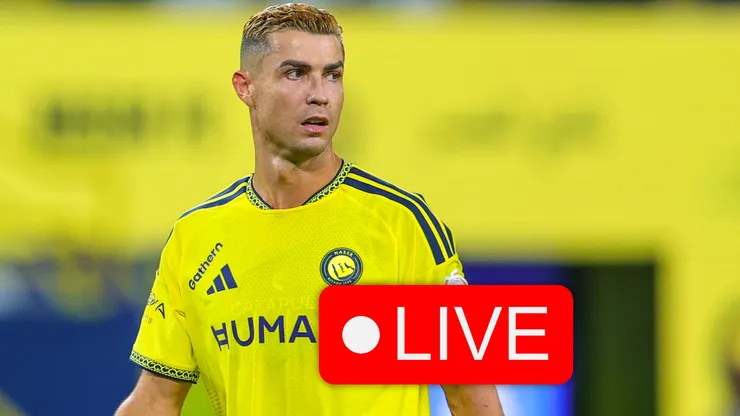 Cristiano Ronaldo of team Al Nassr during the Saudi Pro League game.
