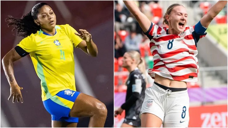 Ana Beatriz of Brazil and Kennedy Fuller of the United States