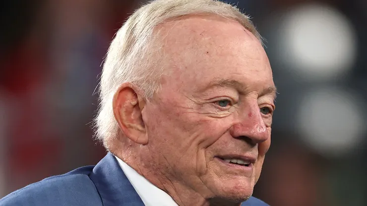 Owner of the Dallas Cowboys, Jerry Jones, at MetLife Stadium.