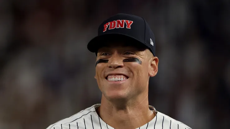 Aaron Judge #99 of the New York Yankees at Yankee Stadium.