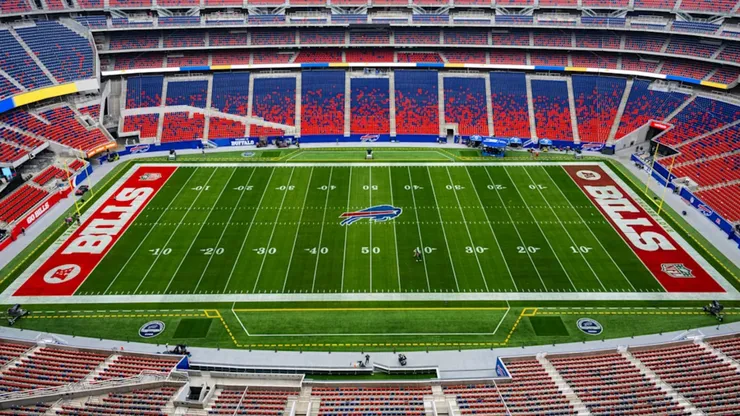 Home opener field painting
