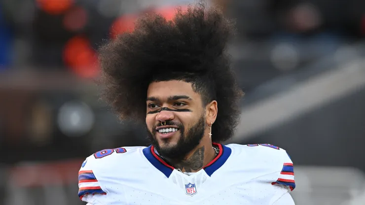 Ty Johnson #26 of the Buffalo Bills