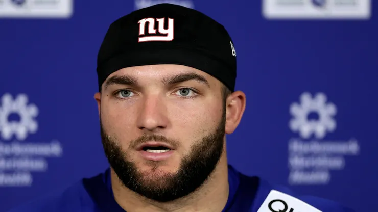 Cam Skattebo running back of the New York Giants