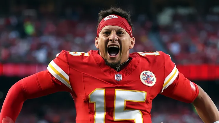 Patrick Mahomes #15 of the Kansas City Chiefs
