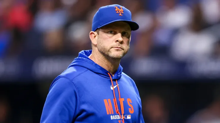 Andy Green #70 of the New York Mets looks on.