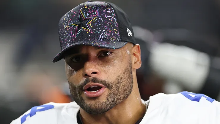 Dak Prescott quarterback of the Dallas Cowboys