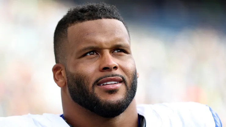Aaron Donald defensive tackle of the Los Angeles Rams