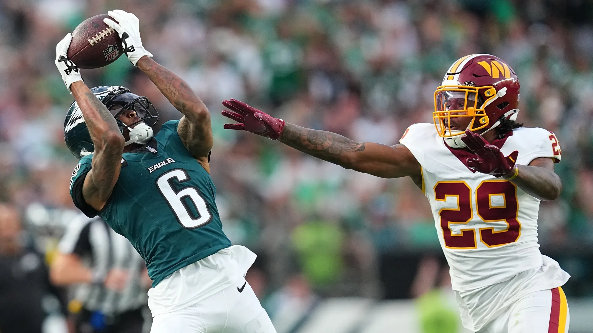 DeVonta Smith vs Washington Commanders