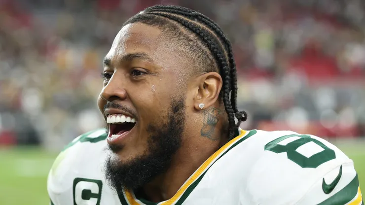 Josh Jacobs running back of the Green Bay Packers
