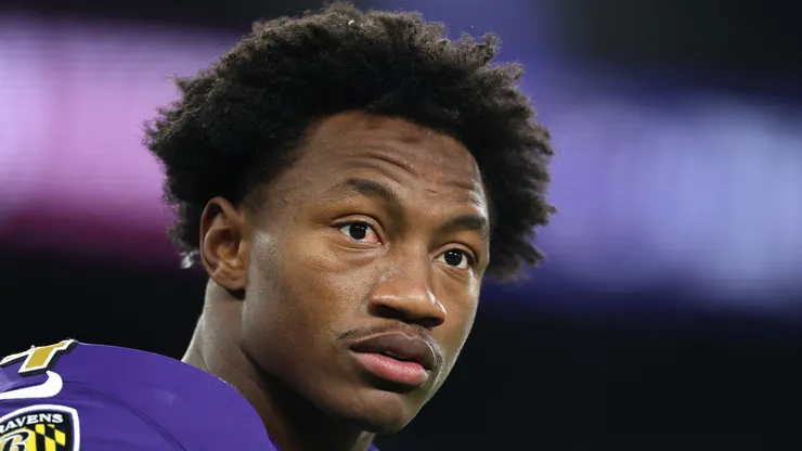 Zay Flowers wide receiver of the Baltimore Ravens