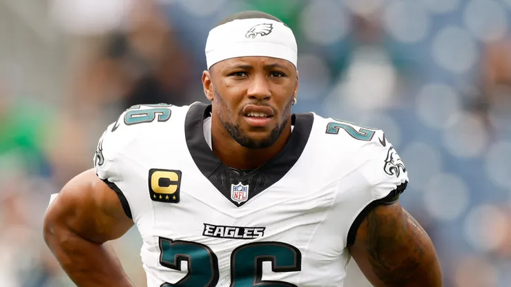 Saquon Barkley #26 of the Philadelphia Eagles