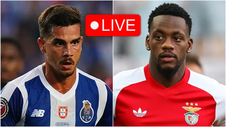 Andre Silva of Porto and Jhon Duran of Benfica.