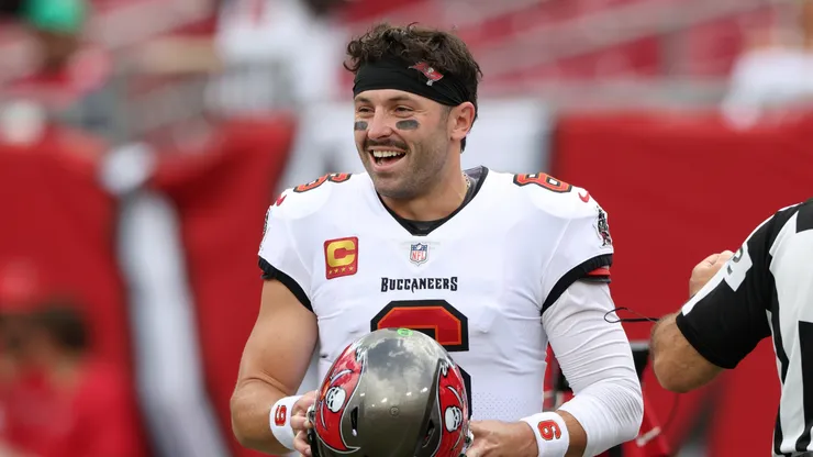Baker Mayfield #6 of the Tampa Bay Buccaneers