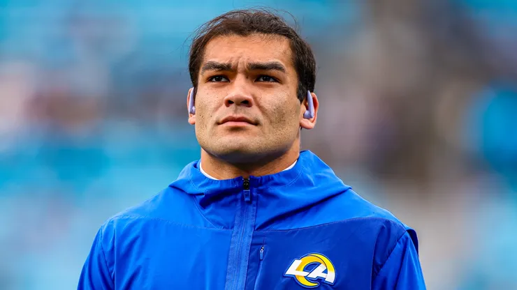 Puka Nacua #12 of the Los Angeles Rams