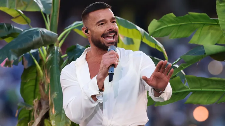 Ricky Martin performs onstage during the Apple Music Super Bowl LX Halftime Show