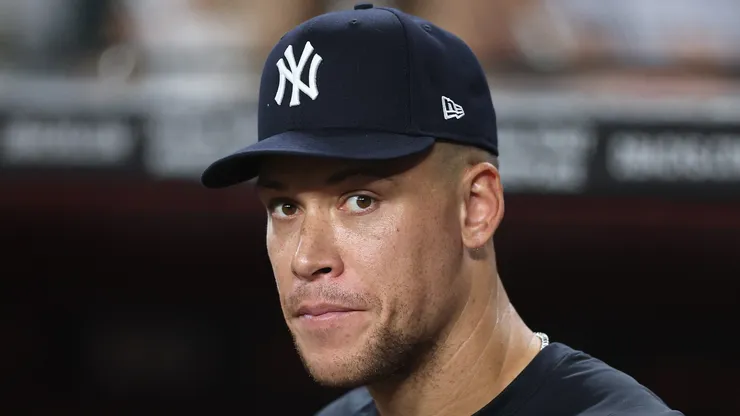 Aaron Judge #99 of the New York Yankees in Phoenix, Arizona.