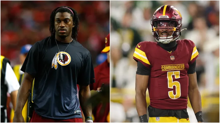 Robert Griffin III and Jayden Daniels