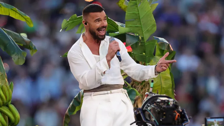 Ricky Martin during the Apple Music Super Bowl LX Halftime Show