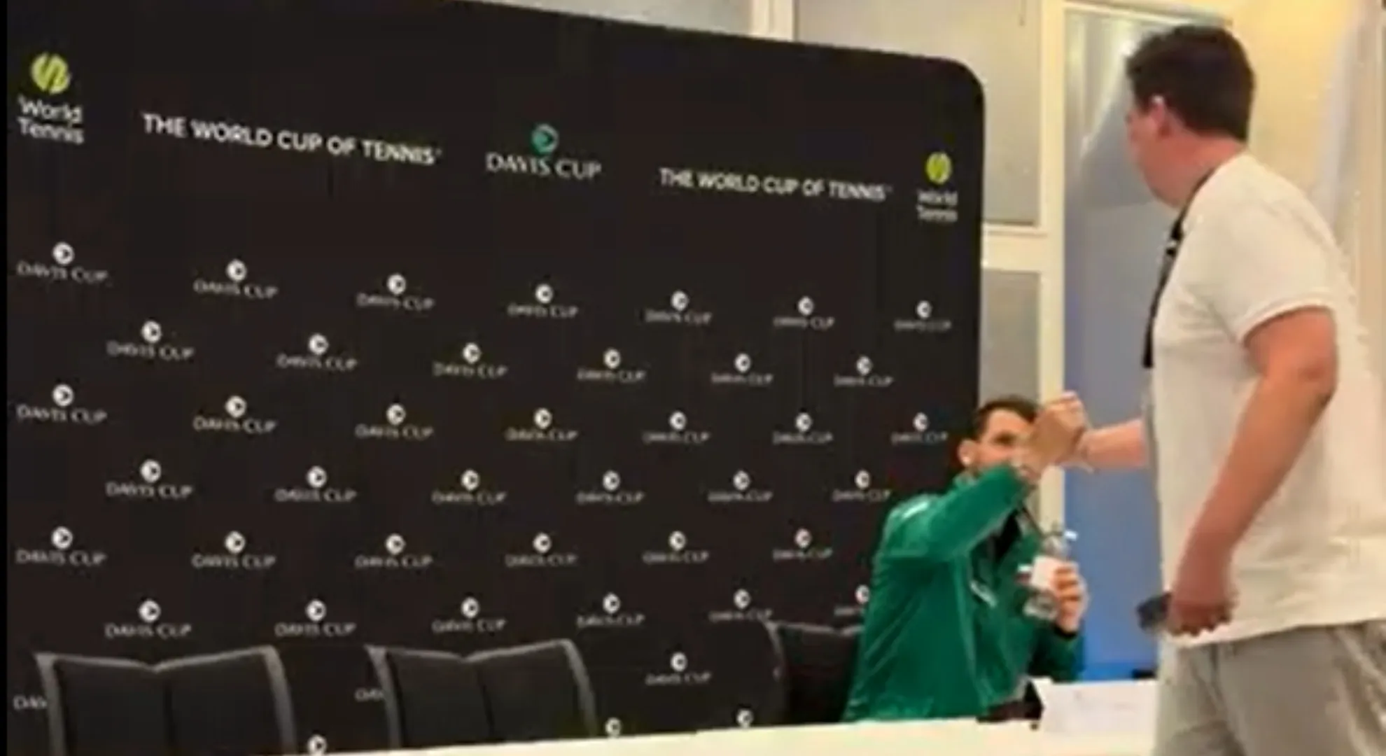 Bolavip at the Davis Cup.