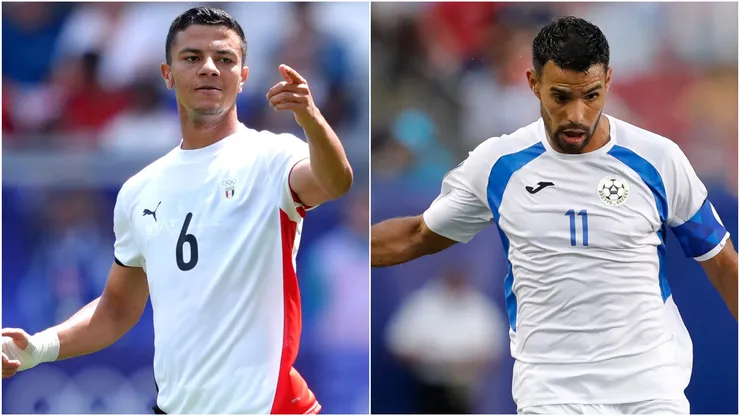 Heinz Morschel #6 of Dominican Republic and Juan Barrera #11 of Nicaragua