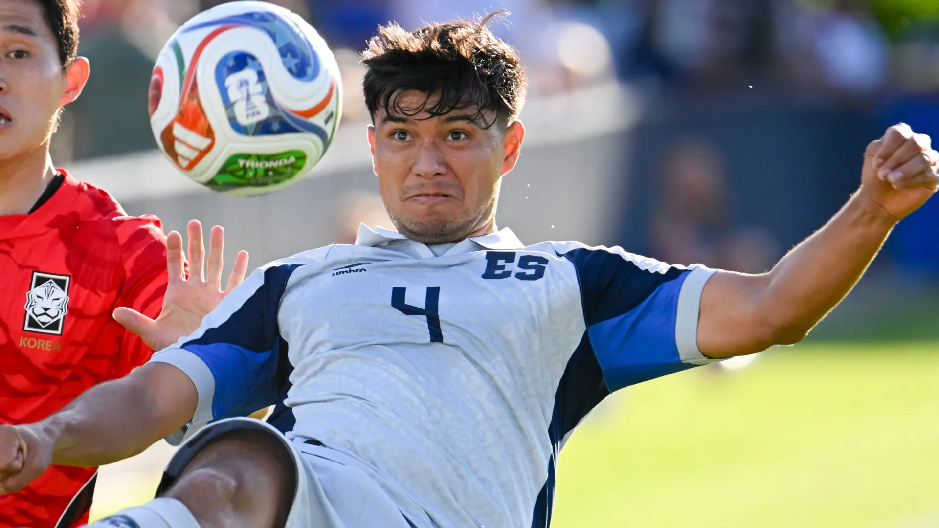 Jorge Cruz #4 of El Salvador in 2026 (Source: Alex Goodlett/Getty Images)