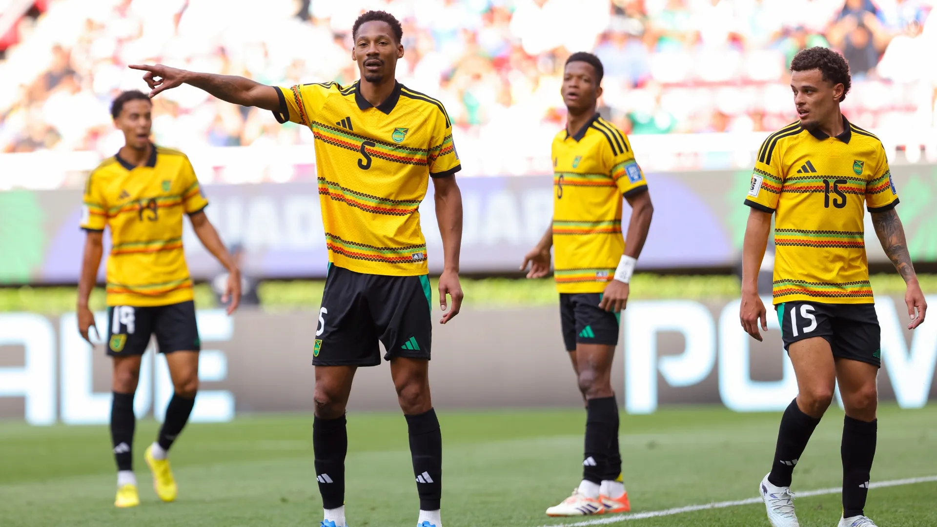 Ethan Pinnock of Jamaica during the FIFA World Cup 2026 Play-Off tournament final match (Source: Agustin Cuevas/Getty Images)