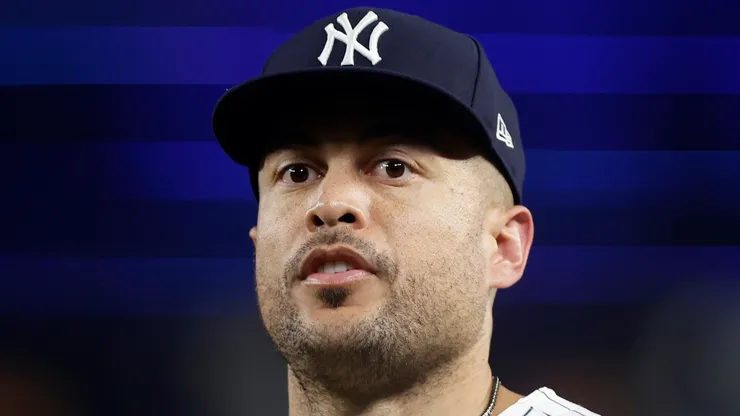 Giancarlo Stanton #27 of the New York Yankees.