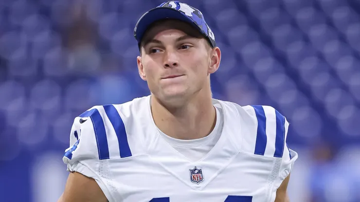 Alec Pierce #14 of Indianapolis Colts is seen following the game against the Detroit Lions.