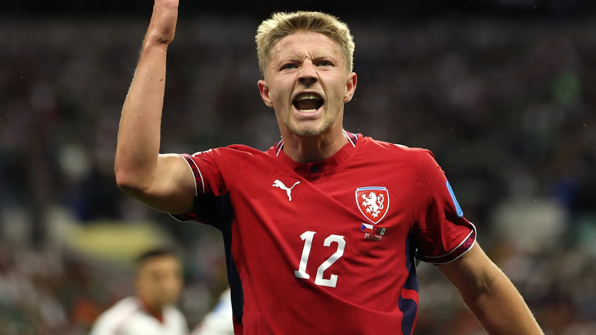 Lukas Cerv of Czechia during the FIFA World Cup 2026 Group A match (Source: Molly Darlington/Getty Images)
