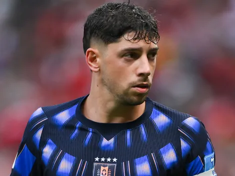 Why isn't Federico Valverde playing today for Uruguay vs Japan?